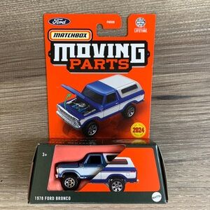 1978 Ford Bronco 70s Truck MatchBox SUV Moving Parts Matchbox MBX 2024 New